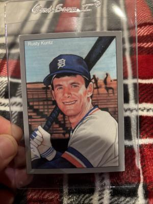 Picture, Helmar Brewing, 1984 Tiger Champs Card # 9, Rusty Kuntz, Portrait, Detroit Tigers
